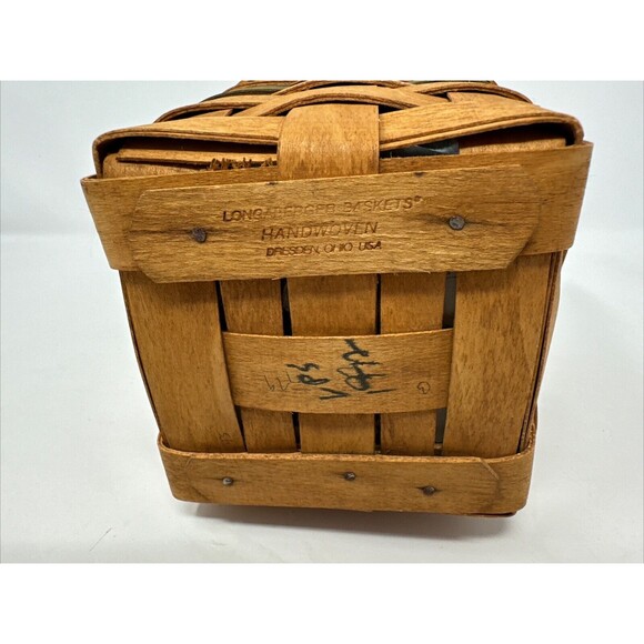 Vintage 1992 Longaberger Shades of Autumn Bittersweet Plastic Protector & Liner - Picture 8 of 10